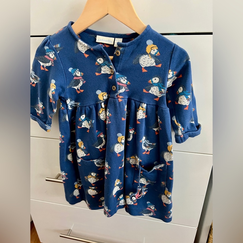 Jojo Maman Bebe Puffin Dress